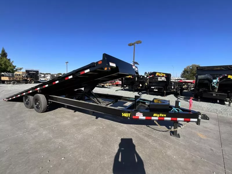New 2026 Big Tex 14OT-24 8.5' x 24' 14k GVW Over-The-Axle Tilt Equipment Trailer