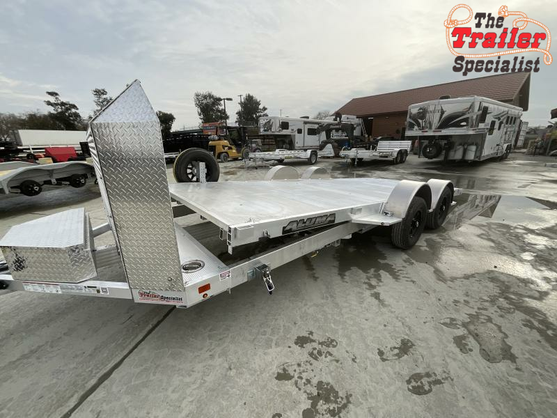 NEW 2026 Aluma 8218LP-TILT-TA-EL-R-RTD 82"x18' 7K GVW Tilt Car Hauler Trailer 1748021945