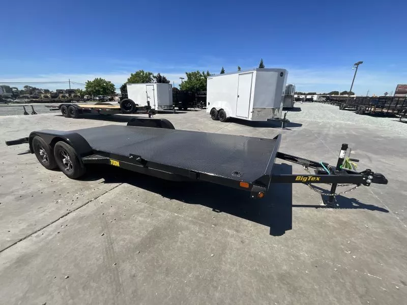 NEW 2026 Big Tex Trailers 70DM-18BRK2 7x18 7k GVW Car Hauler Trailer