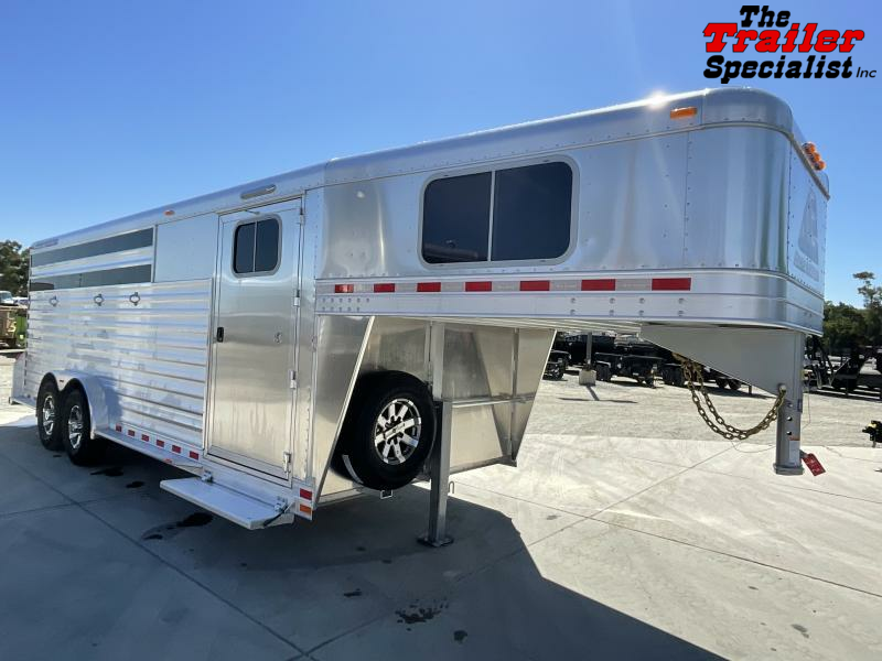 NEW 2024 Elite 4 Horse GN Horse Trailer