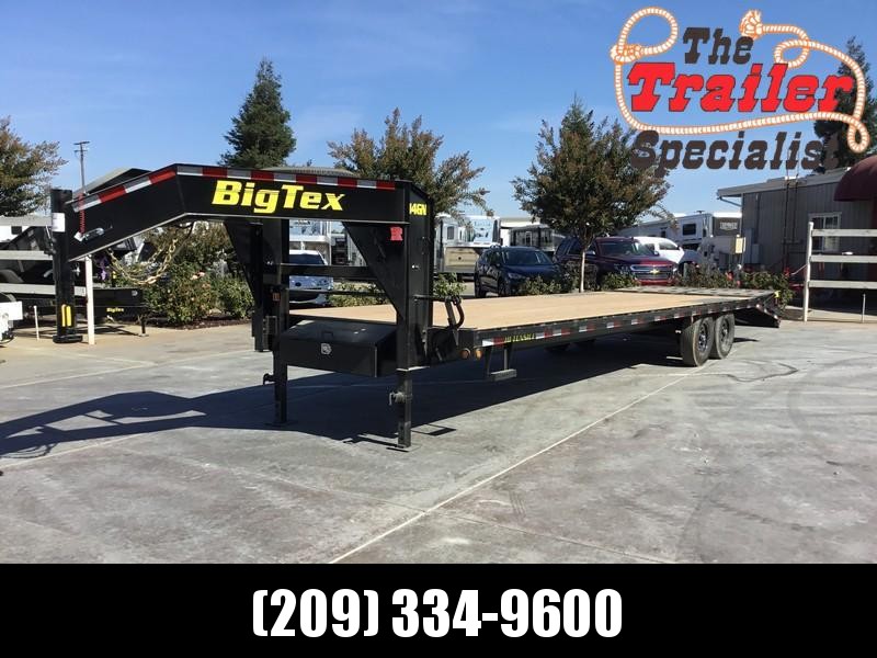 NEW 2022 Big Tex 14GN-25+5 MEGA-RAMPS 25'+5' X 102" 14K GVW Equipment Trailer NEW 2022 Big Tex 14GN-25+5 MEGA-RAMPS 25'+5' X 102" 14K GVW Equipment Trailer