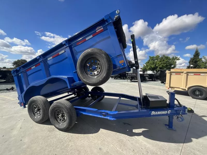 NEW 2026 Diamond C Trailers MDT206L12X77 P4 77"X12' 9,890 GVW Dump Trailer