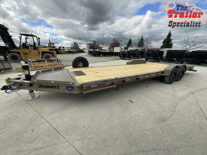 NEW 2025 Diamond C Trailers LPX207L26X82PS 82"X26' 14,900 GVW Equipment Trailer