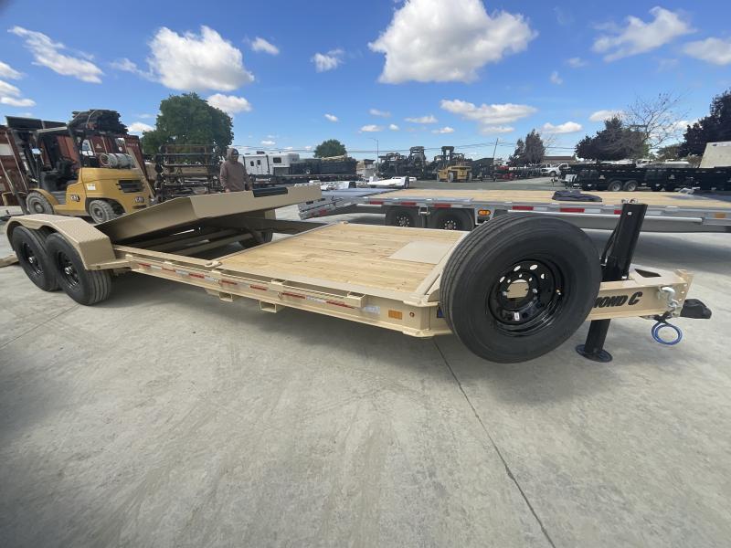 NEW 2025 Diamond C Trailers HDT207L22X82 82"x 22' 14,900 GVW Tilt Equipment Trailer