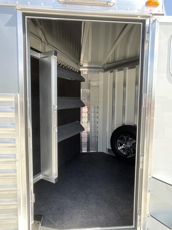 NEW 2023 Elite Trailers 3BP 3 Horse Bumper Pull Horse Trailer **With