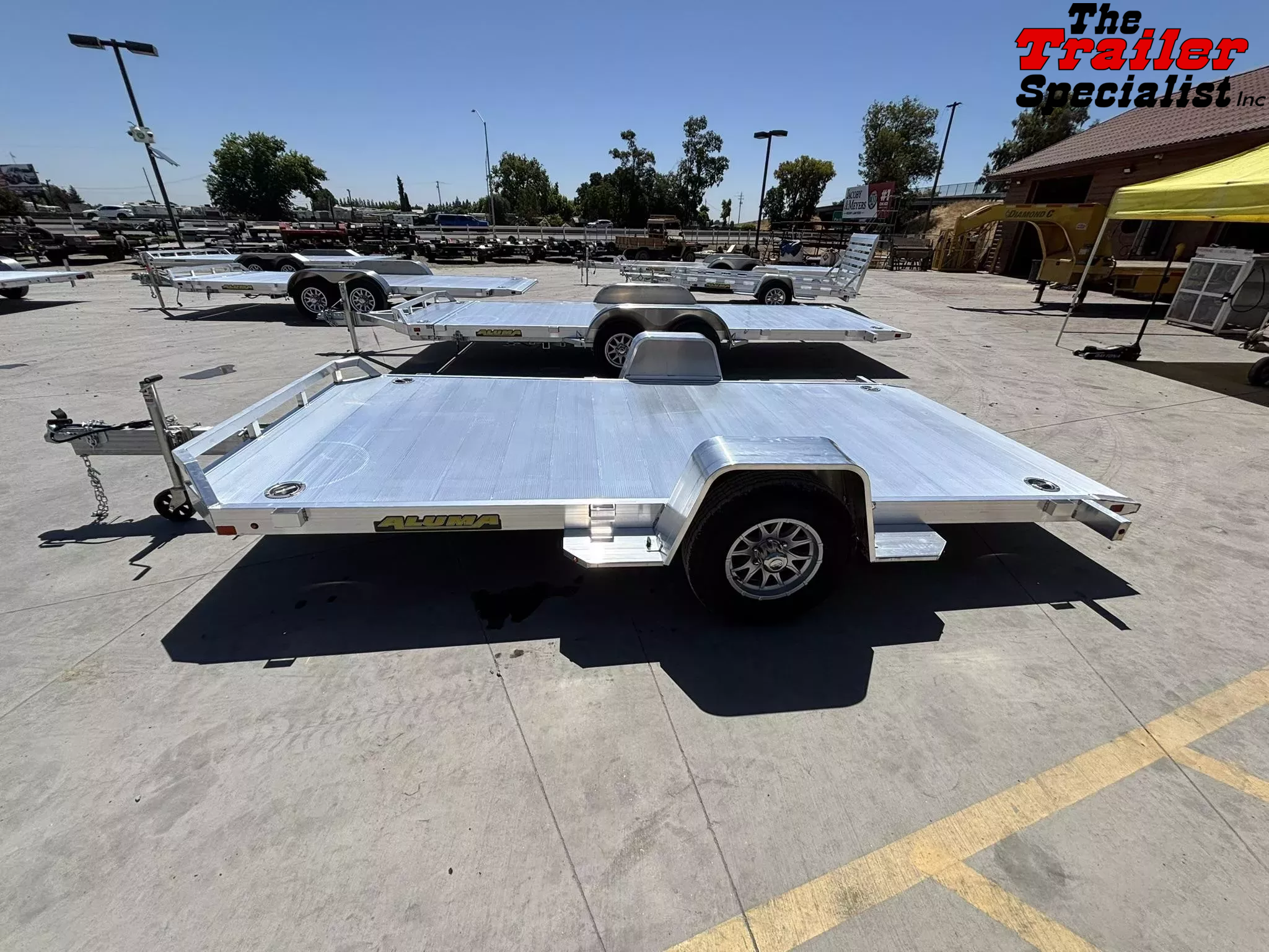 NEW 2026 Aluma 8214H-TILT-S-EL-RTD 82" x 14'  5200 GVW Utility Trailer 1754599625