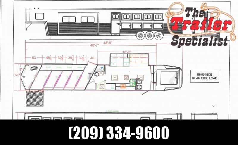 *ON ORDER* NEW 2021 Lakota BH8518TCE Bighorn 5 Horse 18' Living Quarters w/ Slideout Horse Trailer *ON ORDER* NEW 2021 Lakota BH8518TCE Bighorn 5 Horse 18' Living Quarters w/ Slideout Horse Trailer
