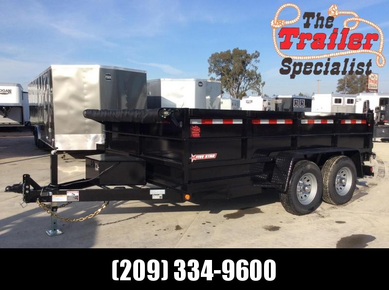 NEW 2021 Five Star DT277 7' x 12' 10k GVW Dump Trailer NEW 2021 Five Star DT277 7' x 12' 10k GVW Dump Trailer