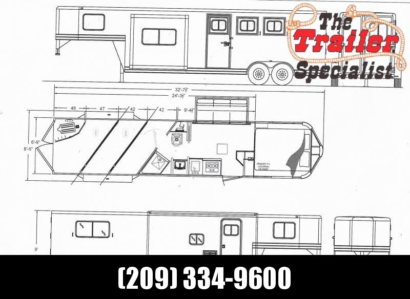 *ON ORDER* NEW 2021 Lakota Charger C39 Charger 3 Horse 9' Living Quarters Horse Trailer *ON ORDER* NEW 2021 Lakota Charger C39 Charger 3 Horse 9' Living Quarters Horse Trailer