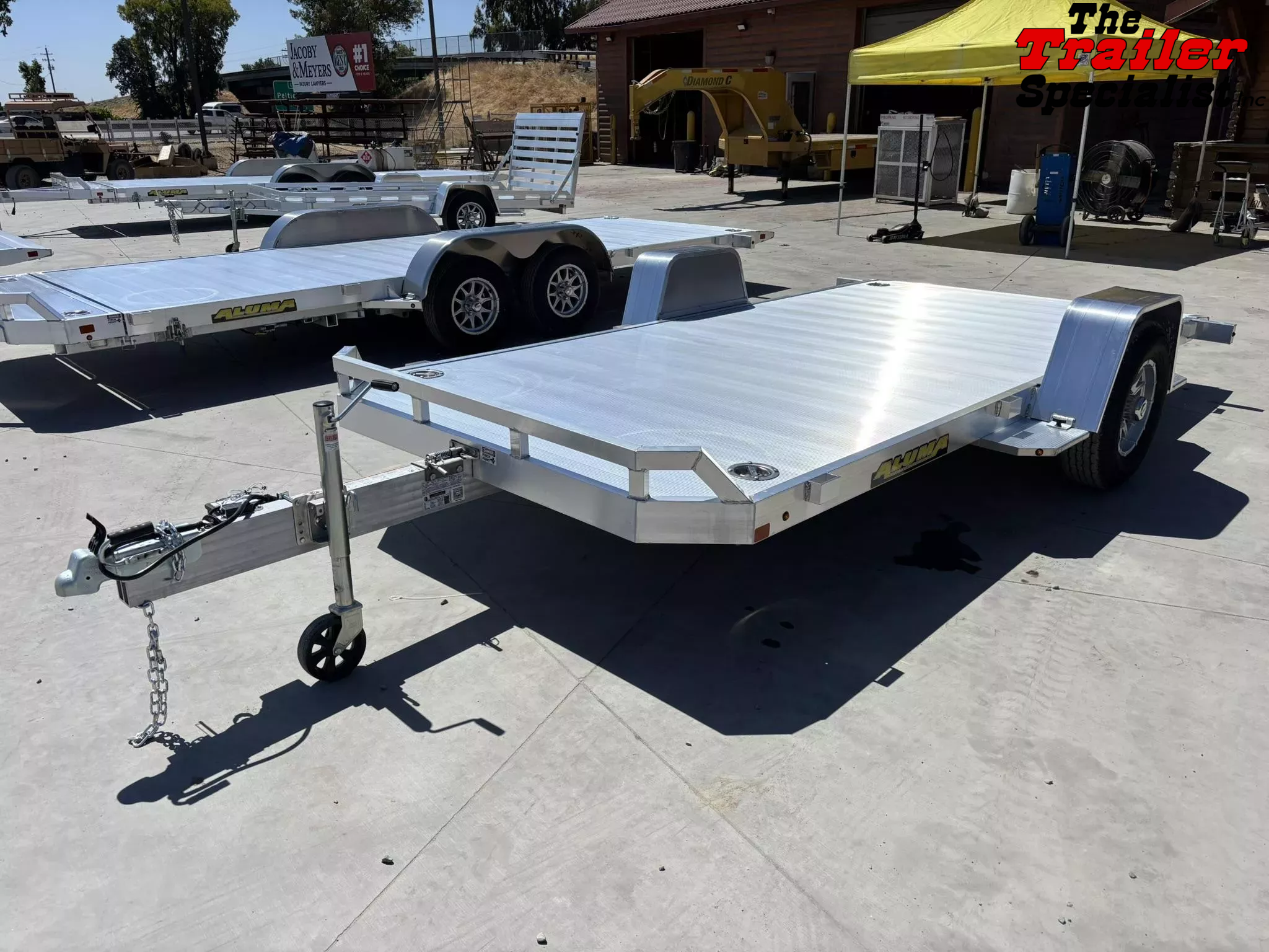 NEW 2026 Aluma 8214H-TILT-S-EL-RTD 82" x 14'  5200 GVW Utility Trailer 1754599560
