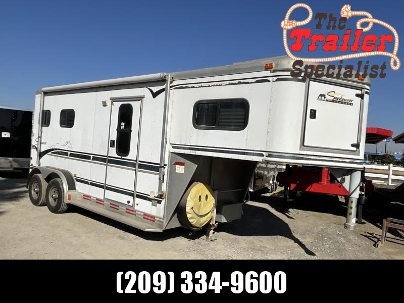 Pre-Owned 1997 Sundowner Trailers 2 Horse GN Horse Trailer Pre-Owned 1997 Sundowner Trailers 2 Horse GN Horse Trailer