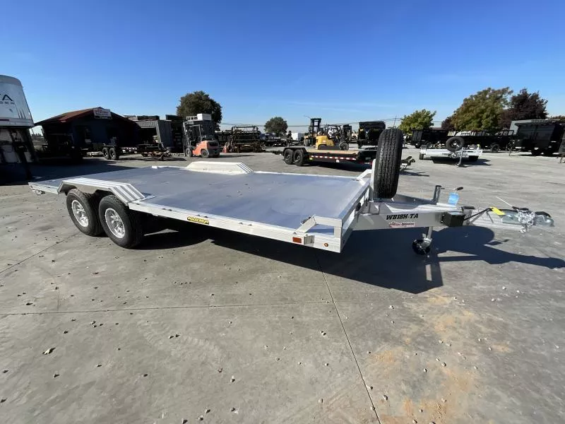 NEW 2026 Aluma WB18H-TA-EL-DOF-R-RR 8'x18' 9,990K GVW Wide Body Utility Trailer