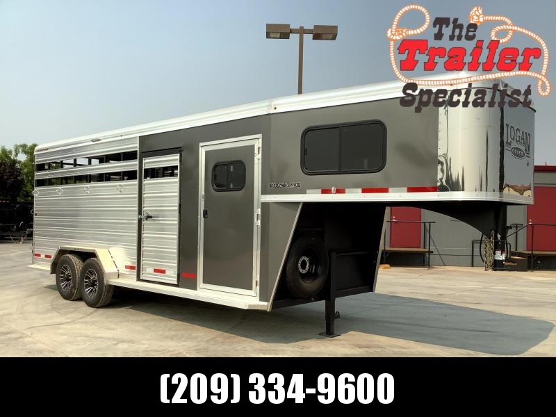 NEW 2022 Logan Coach Stock Combo 20' GN Livestock Trailer NEW 2022 Logan Coach Stock Combo 20' GN Livestock Trailer