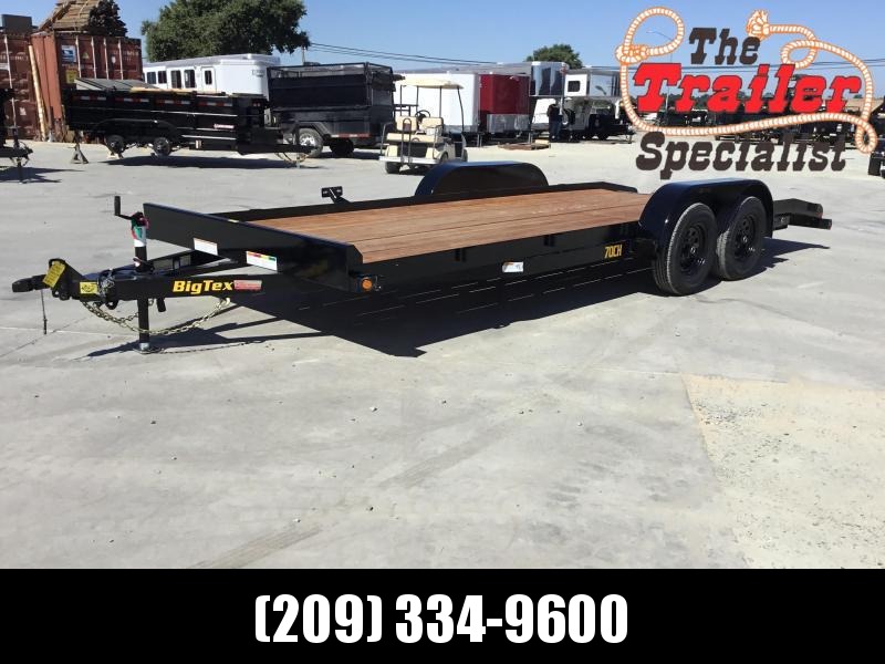 New 2021 Big Tex 70CH-20 7' x 20' 7K GVW 2 Electric Brakes Dovetail Car/Racing Trailer New 2021 Big Tex 70CH-20 7' x 20' 7K GVW 2 Electric Brakes Dovetail Car/Racing Trailer