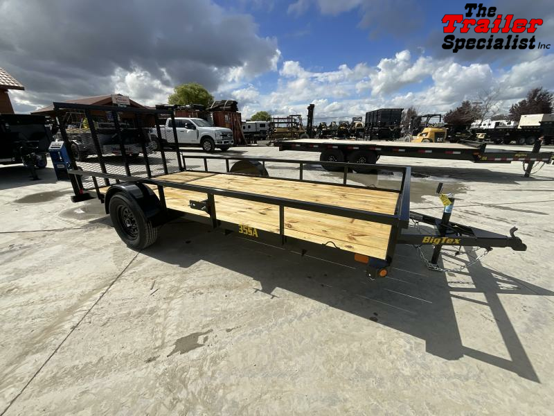 NEW 2025 Big Tex Trailers 35SA-14R1A-4P 6.5x14' 2,995 GVW Utility Trailer 
