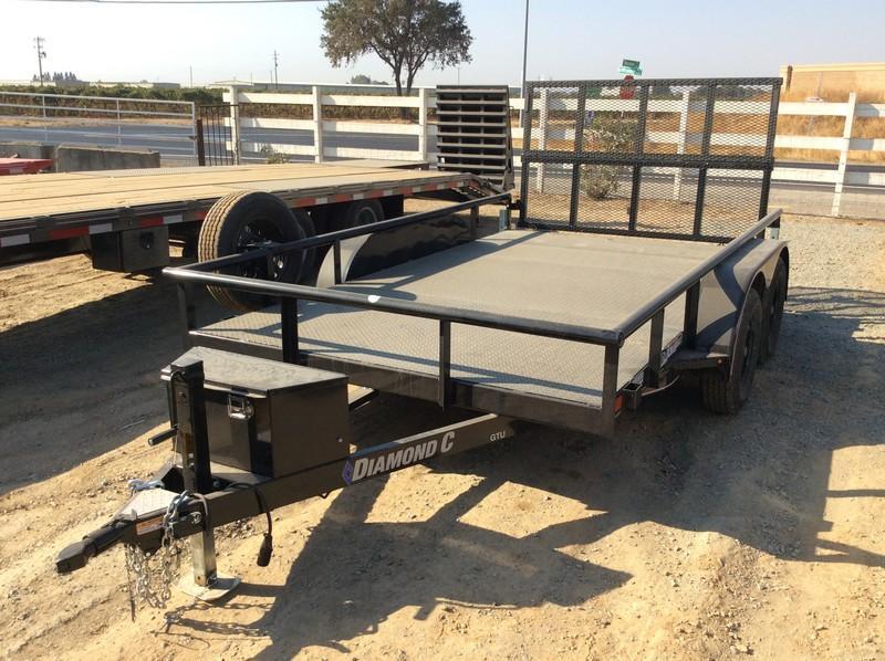 NEW 2021 Diamond C Trailers 7x12 7k GVWR GTU Utility Trailer NEW 2021 Diamond C Trailers 7x12 7k GVWR GTU Utility Trailer