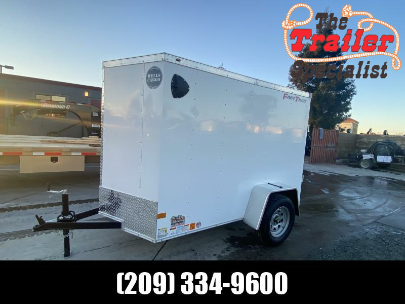 NEW 2023 Wells Cargo FT58S2-D Fast Trac 5X8 2,990 GVW Cargo / Enclosed Trailer 79bd8b8875c3d1b56e75ae6c9091f763