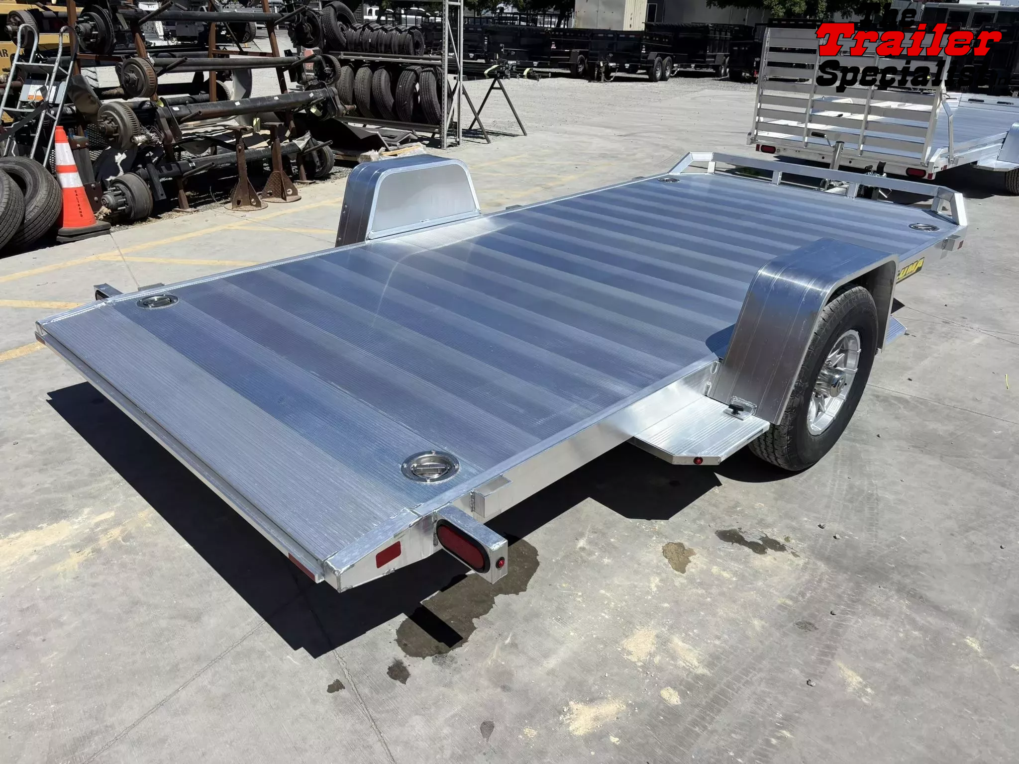 NEW 2026 Aluma 8214H-TILT-S-EL-RTD 82" x 14'  5200 GVW Utility Trailer 1754599647