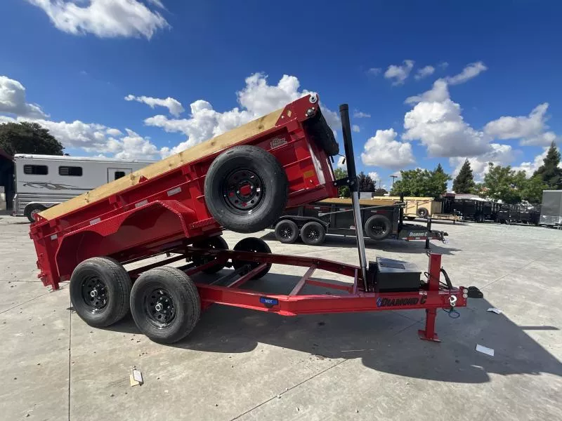 NEW 2026 Diamond C Trailers MDT206L12X77  77"X12' 9,890 GVW Dump Trailer