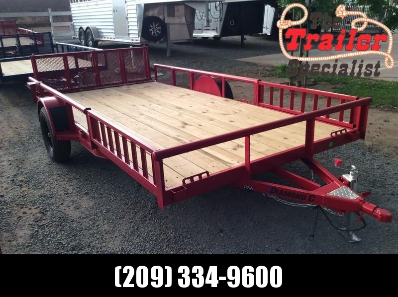 NEW 2021 Diamond C Trailers 7' x 14' PSA135 Utility Trailer NEW 2021 Diamond C Trailers 7' x 14' PSA135 Utility Trailer