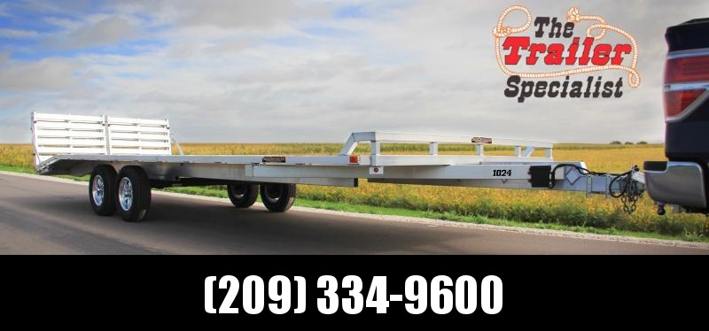 NEW 2023 Aluma 1024H-TA-R-DT-RR-RTD 102"X24' 9,990 GVW Equipment Trailer NEW 2023 Aluma 1024H-TA-R-DT-RR-RTD 102"X24' 9,990 GVW Equipment Trailer