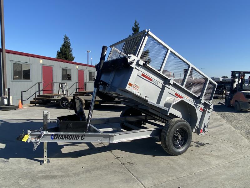 NEW 2022 Diamond C Trailers GST106L08x60 5x8' 6K GVW Dump Trailer NEW 2022 Diamond C Trailers GST106L08x60 5x8' 6K GVW Dump Trailer
