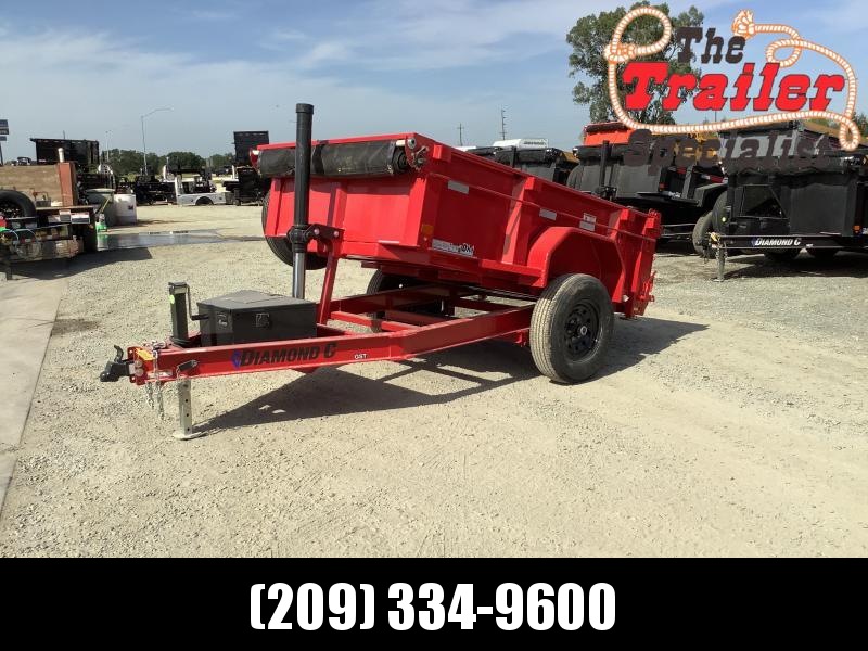 NEW 2022 Diamond C Trailers GST106L08x60 5x8' 6K GVW Dump Trailer NEW 2022 Diamond C Trailers GST106L08x60 5x8' 6K GVW Dump Trailer