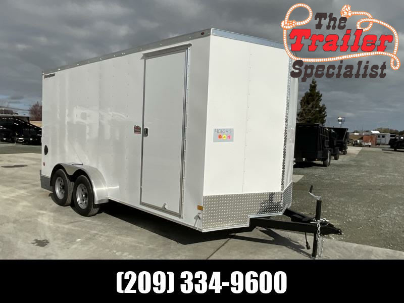 NEW 2023 Wells Cargo FT716T2D FAST TRAC 7X16 7K GVW Enclosed Cargo