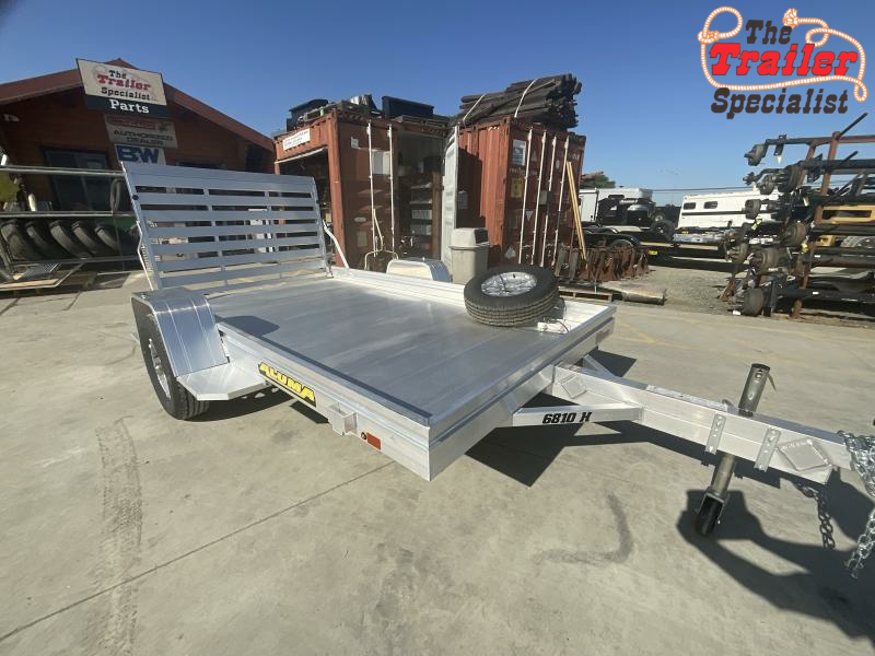 NEW 2025 Aluma 6810H-S-TG 2,990 lbs GVWR Utility Trailer 1748021940