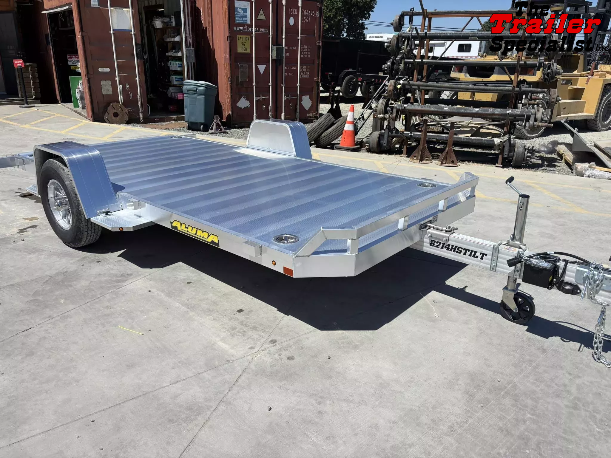 NEW 2026 Aluma 8214H-TILT-S-EL-RTD 82" x 14'  5200 GVW Utility Trailer 1754599662