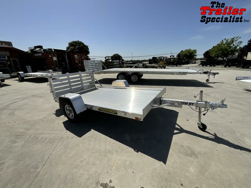 NEW 2025 Aluma  7210S-BT  72" x 10'  2220 GVW Utility Trailer
