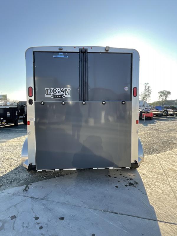 NEW 2023 Logan Coach BULLSEYE2BP Bullseye 2 Horse Trailer With Ramp