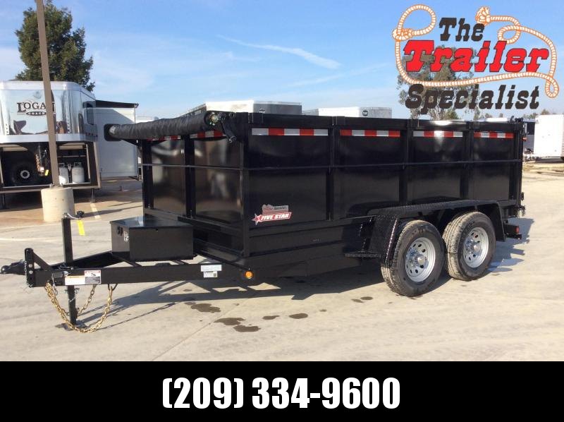 2021 Five Star DT280 Dump Trailer 7x12 10k GVW 3' Sides 2021 Five Star DT280 Dump Trailer 7x12 10k GVW 3' Sides