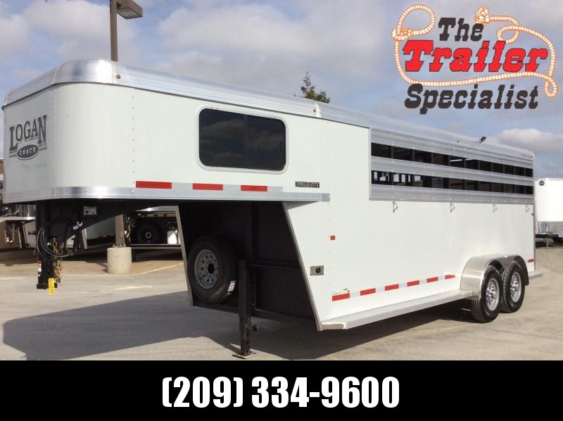 2020 Logan Coach 16' Bullseye Stock Combo GN Horse Trailer 2020 Logan Coach 16' Bullseye Stock Combo GN Horse Trailer