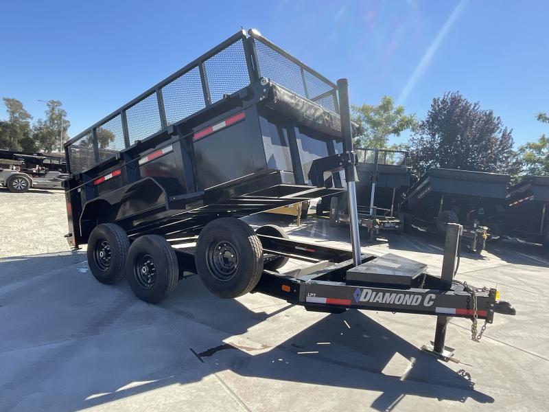 NEW 2023 Diamond C Trailers LPT207L12X82 7X12' 14,900 GVW Dump Trailer! NEW 2023 Diamond C Trailers LPT207L12X82 7X12' 14,900 GVW Dump Trailer!