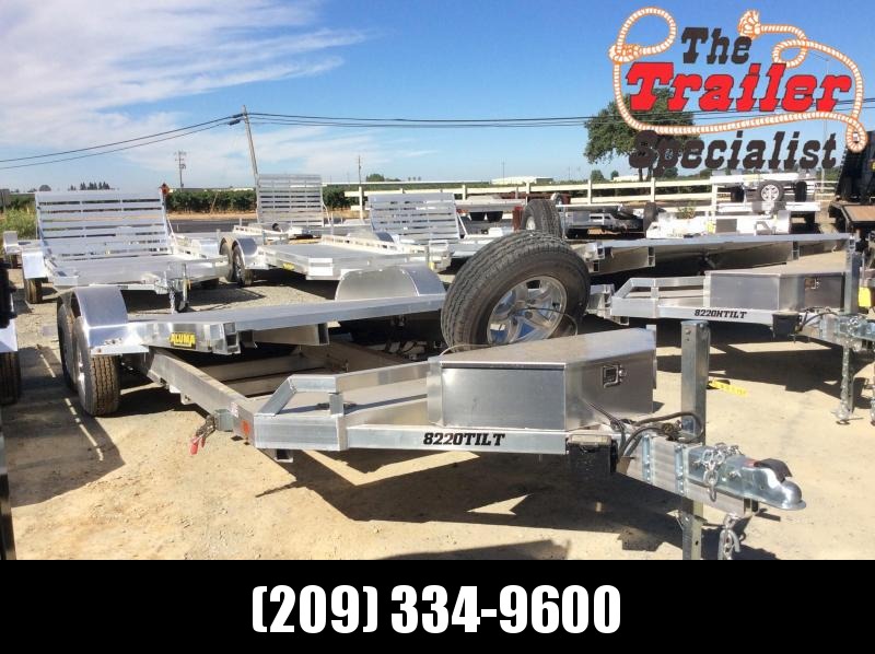 NEW 2021 Aluma 8220TILT-TA Equipment Trailer NEW 2021 Aluma 8220TILT-TA Equipment Trailer