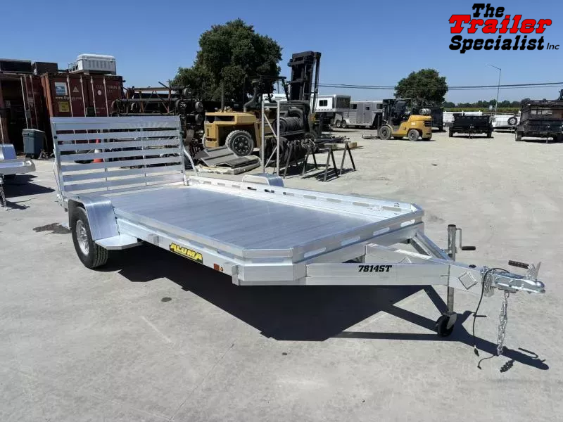 NEW 2026 Aluma 7814S-TG 78X14' 2,990 GVW Utility Trailer