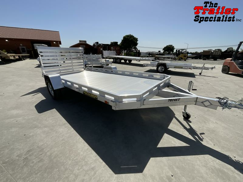 NEW 2025 Aluma 7814S-TG 78X14' 2,990 GVW Utility Trailer