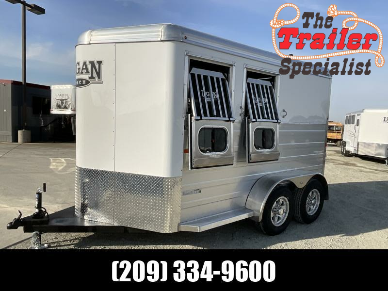 NEW 2023 Logan Coach BULLSEYE2BP Bullseye 2 Horse Trailer Two Horse Trailers For Sale