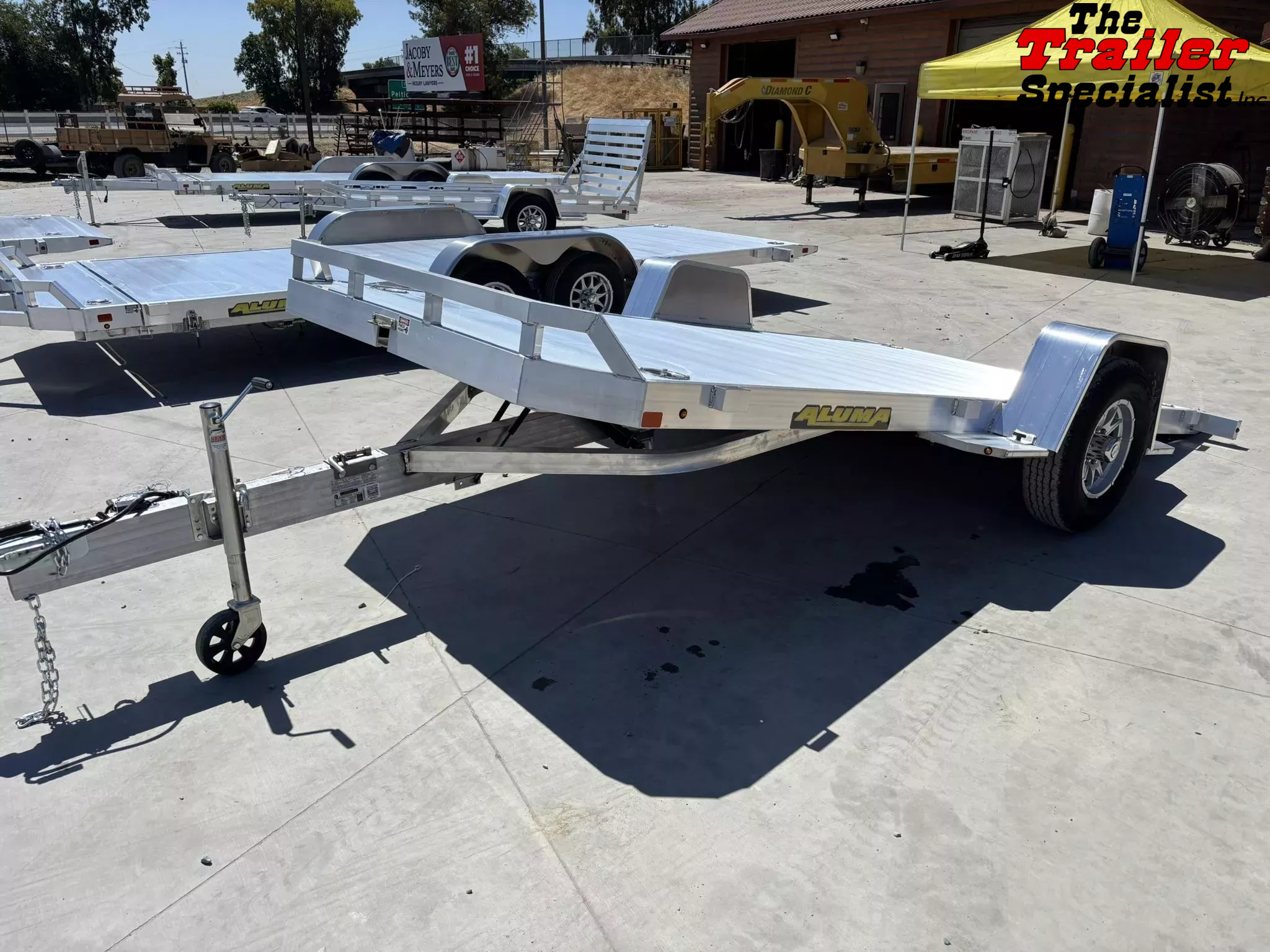 NEW 2026 Aluma 8214H-TILT-S-EL-RTD 82" x 14'  5200 GVW Utility Trailer 1754599552