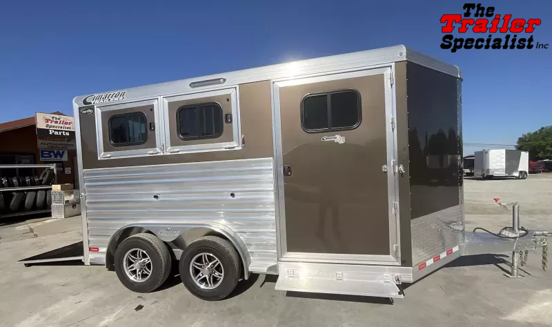 2025 Cimarron Trailers  NS2B-RTG-K Horse Trailer