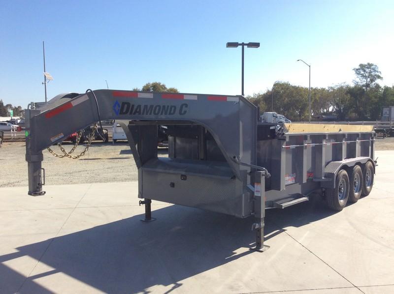 NEW 2020 Diamond C Trailers 7x16 24k GVWR GN LPT307 Dump Trailer NEW 2020 Diamond C Trailers 7x16 24k GVWR GN LPT307 Dump Trailer