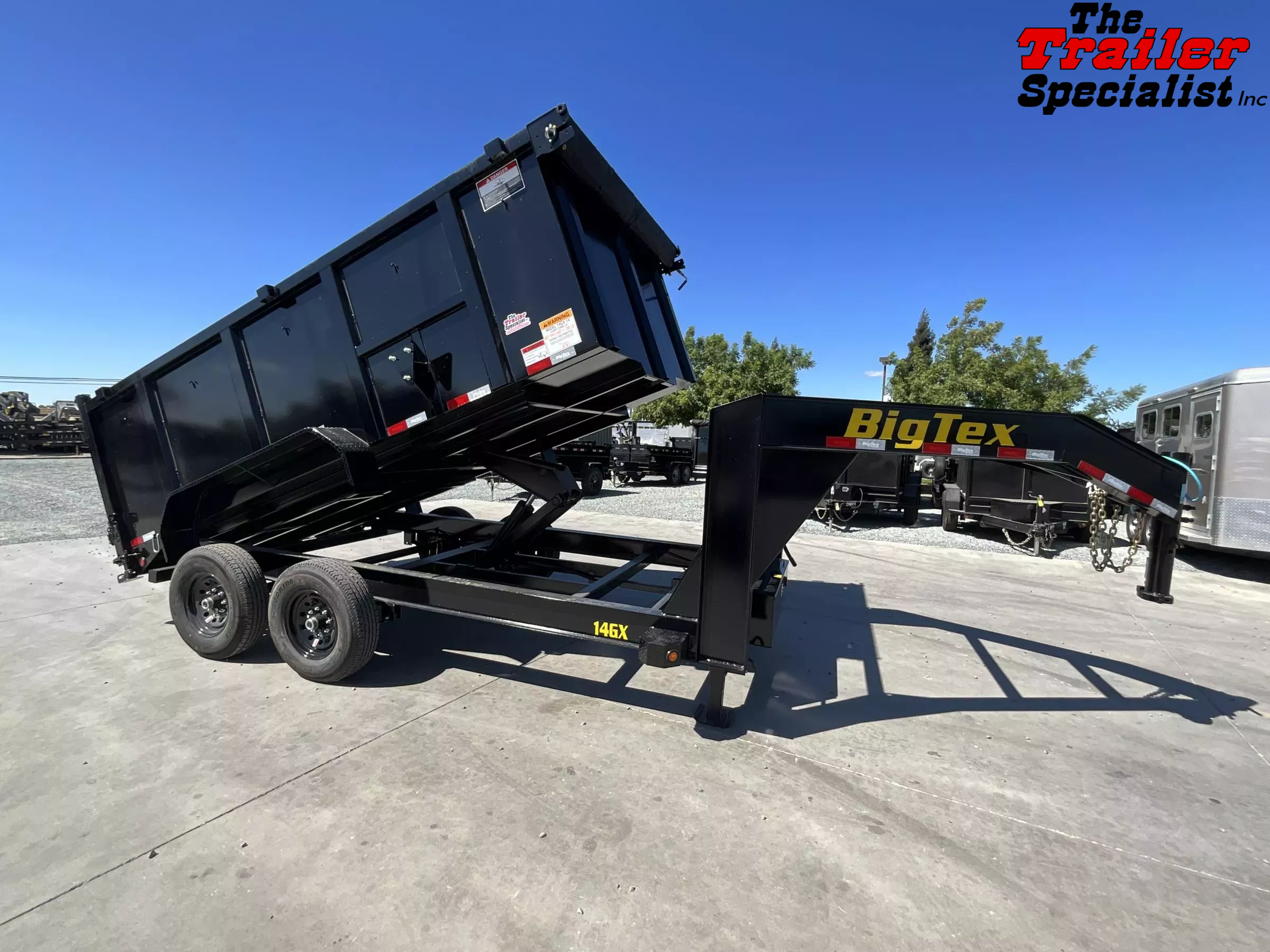 パクリオ bbp New 2026 Big Tex 14GX-14P4 7x14' GN 15.9K GVW Dump Trailer in