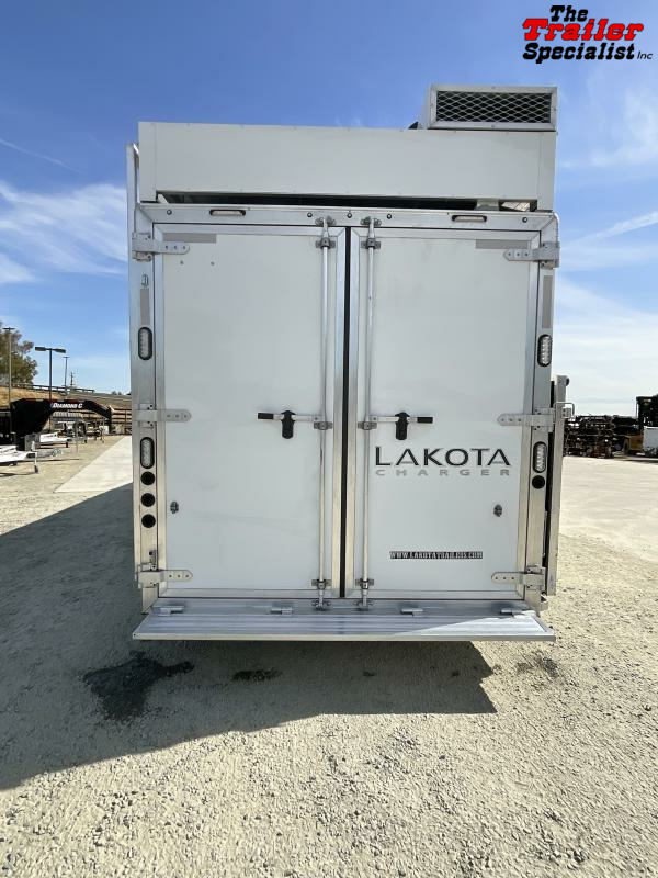 NEW 2024 Lakota Trailers C8415BB 4 Horse Charger 7'6" Tall, 8' Wide, 15'LQ Horse Trailer With **BUNK BEDS** 1754599413