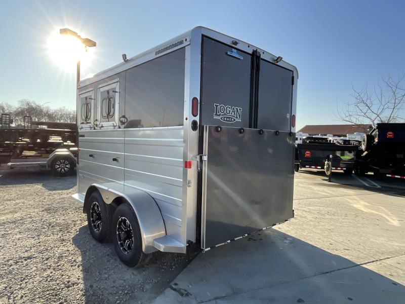 NEW 2023 Logan Coach BULLSEYE2BP Bullseye 2 Horse Trailer With Ramp