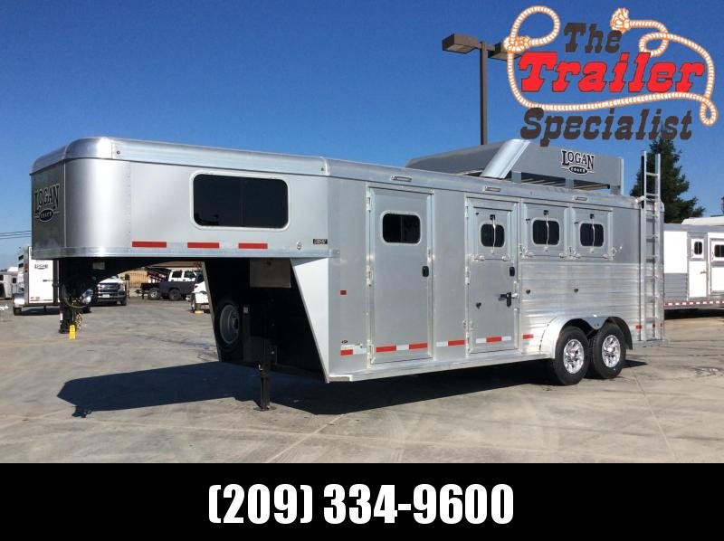2020 Logan Coach 3H Riot GN Horse Trailer W/ Trainers Tack 2020 Logan Coach 3H Riot GN Horse Trailer W/ Trainers Tack