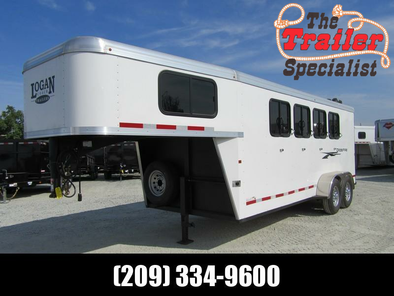 NEW 2024 Logan Coach CROSSFIRE4GN Crossfire 4 Horse GN Trailer