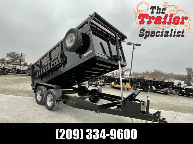 NEW 2024 Five Star DT714302 D14 P4 7x14 14k GVW Dump Trailer With 4' Sides 16d19dd50322b75ed0a054f4c9608782