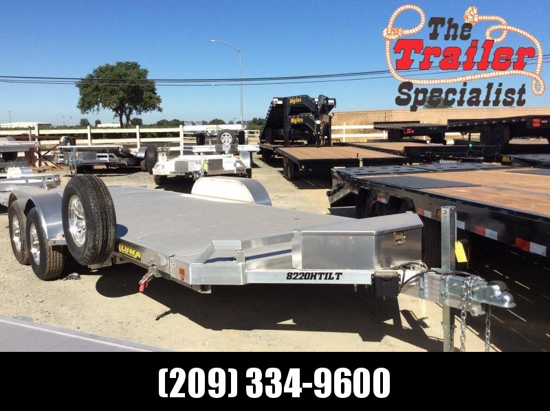 NEW 2021 Aluma 8220H-TILT-TA Equipment Trailer NEW 2021 Aluma 8220H-TILT-TA Equipment Trailer