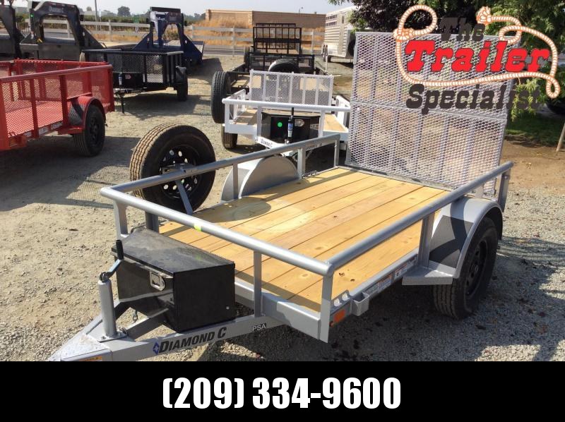NEW 2021 Diamond C Trailers 5x8 3k GVWR PSA Utility Trailer NEW 2021 Diamond C Trailers 5x8 3k GVWR PSA Utility Trailer